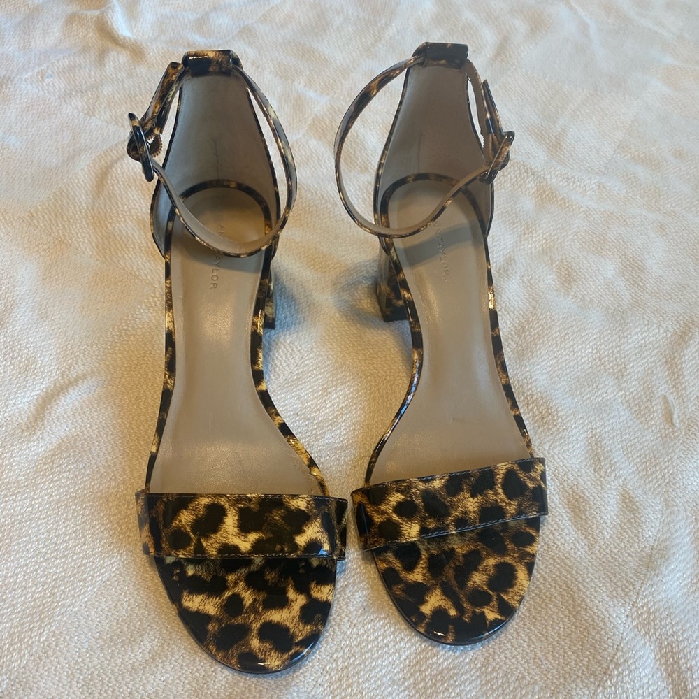 Ann Taylor Animal Print Heels